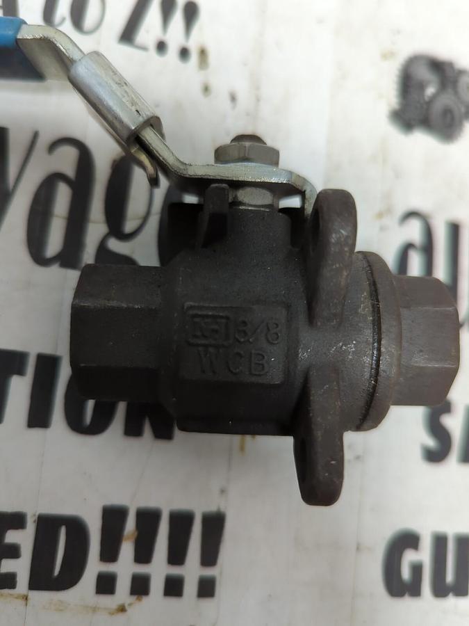 JAMESBURY,4500 CWP,3/8 INCH WCB BALL VALVE NOS