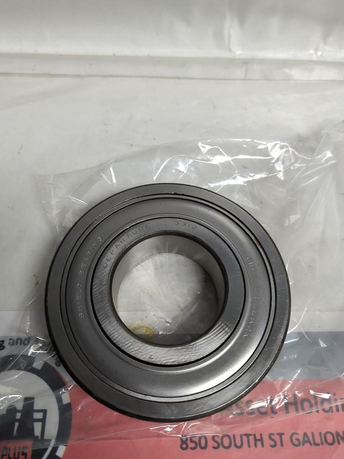 Used NEW DEPARTURE,3312,DEEP GROOVE BALL BEARING  ONE SHIELD 60MM BORE PRE-OWNED