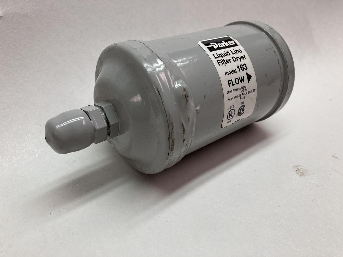 Used Parker,Model 163,Liquid Line Filter Dryer