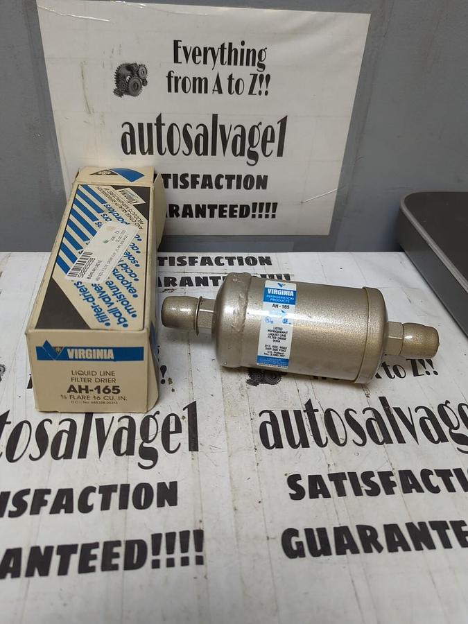 VIRGINIA,AH-165,LIQUID LINE FILTER/DRIER 5/8 INCH FLARE 16 CU. INCH NOS