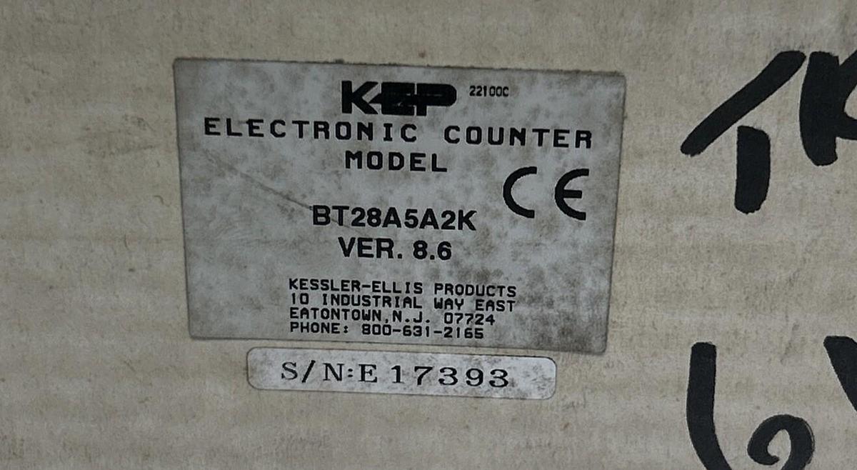 Used KEP,BT28A5A2K,ELECTRONIC COUNTER MODULE