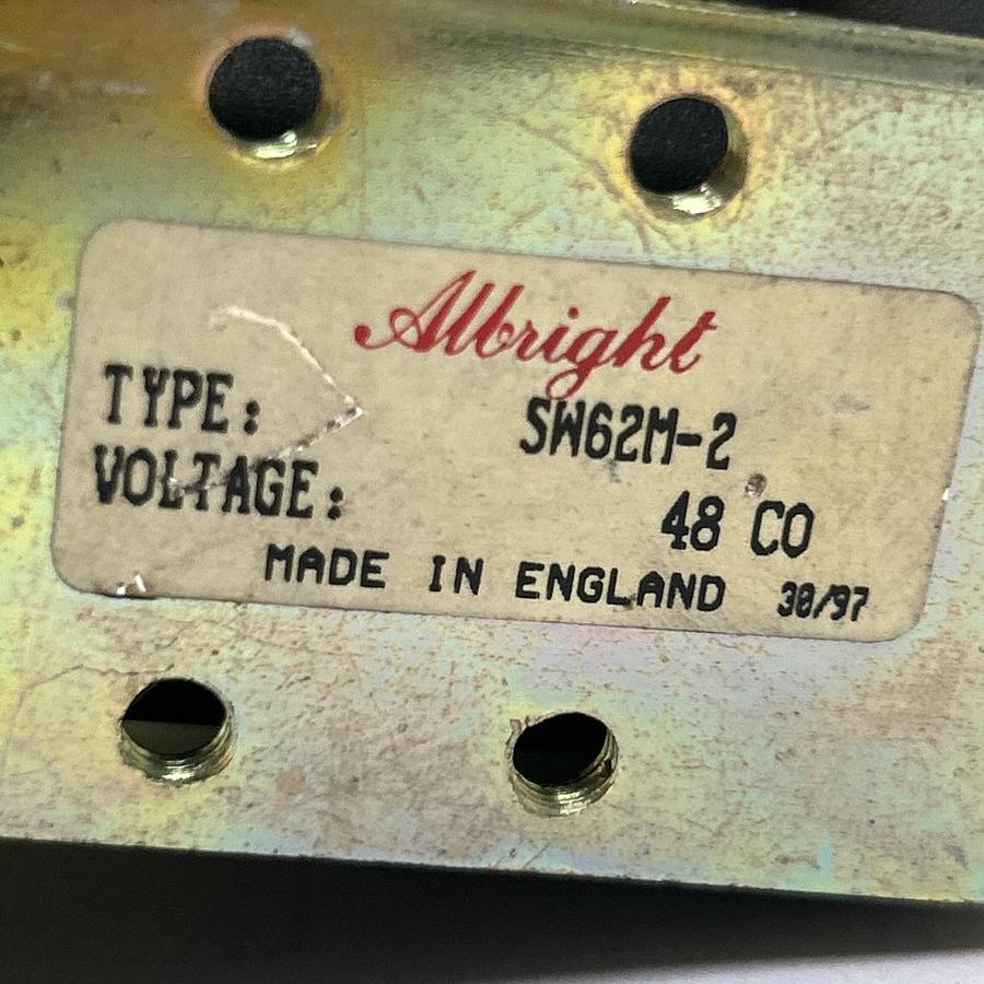 Used ALBRIGHT,SW62M-2,SOLENOID COIL 48VDC