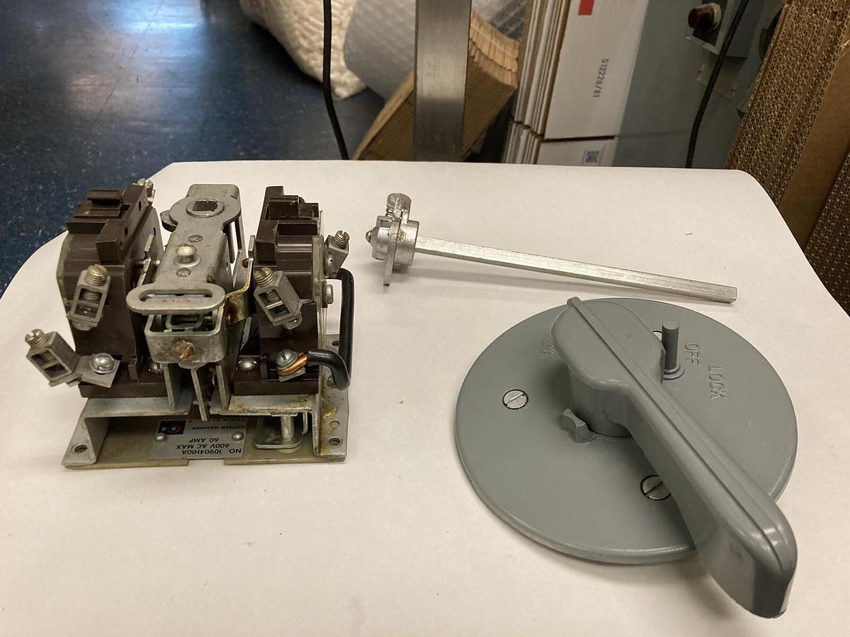Used Cutler-Hammer,10904H10A,Motor Circuit Switch, 60Amp