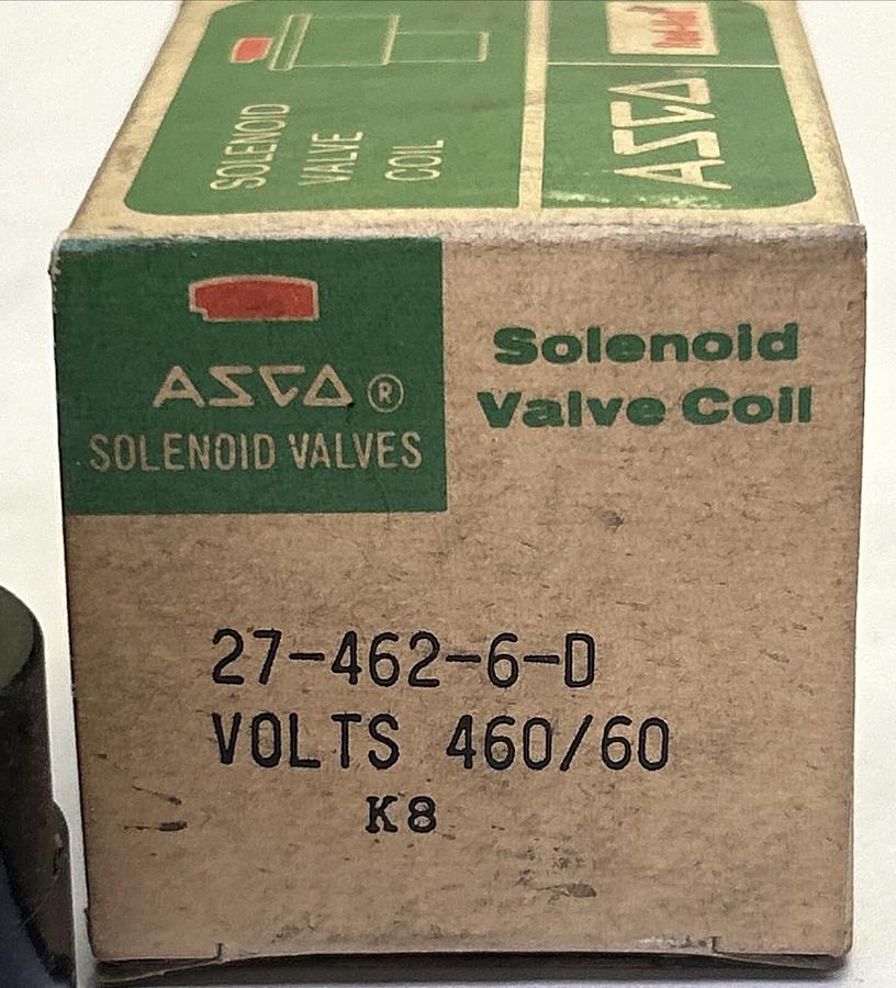 ASCO,27-462-6-D,SOLENOID VALVE COIL NOS