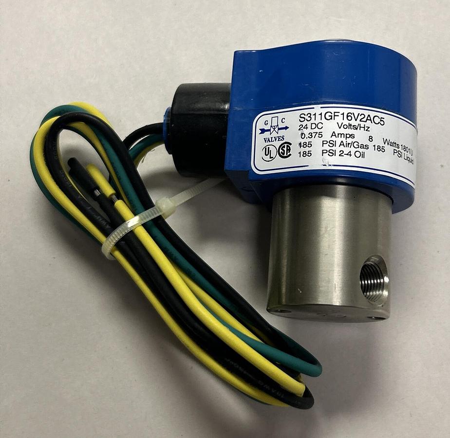 GC,S311GF16V2AC5,SOLENOID VALVE 24VDC NOS