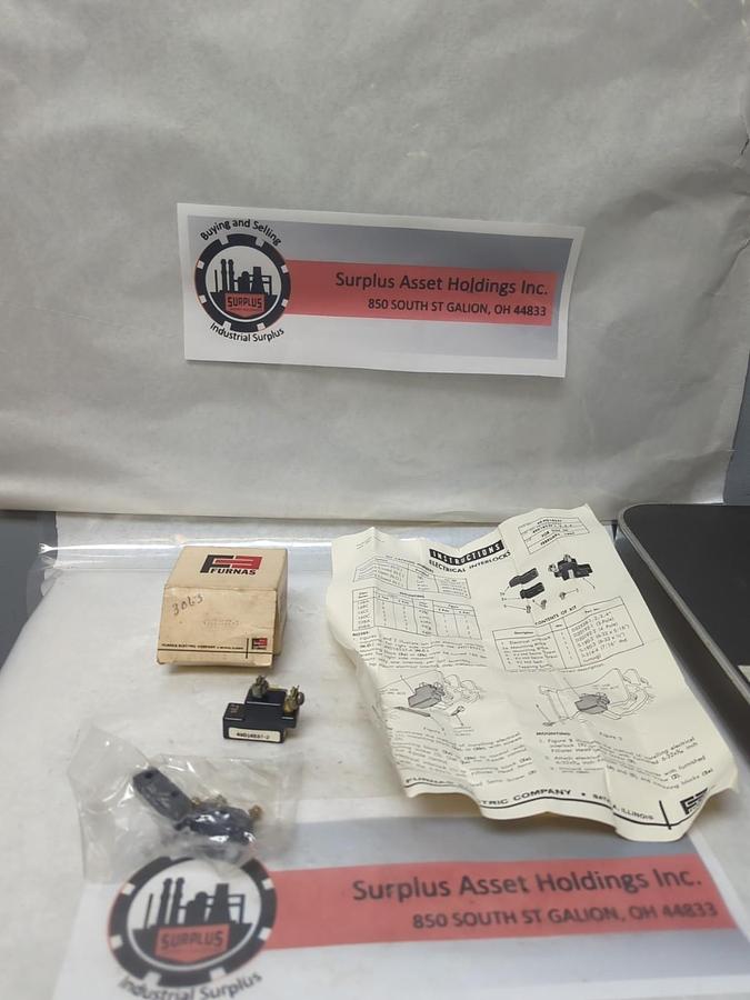 FURNAS,49D13537-2,AUXILIARY INTERLOCK KIT RIGHT SIDE N.C NOS