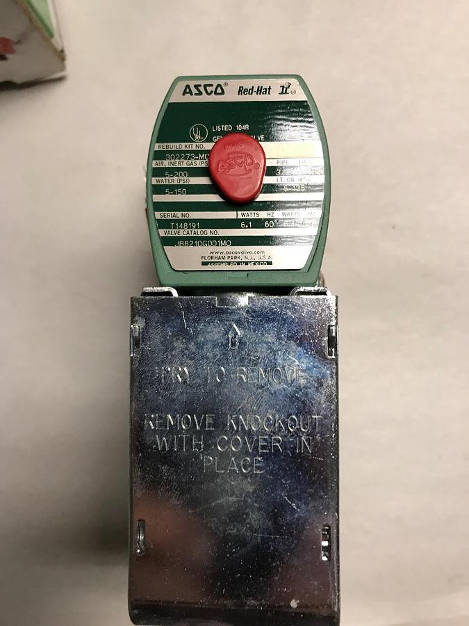 Asco,JB8210G001MO,Solenoid Valve MX140 2W NC 3/8 INCH