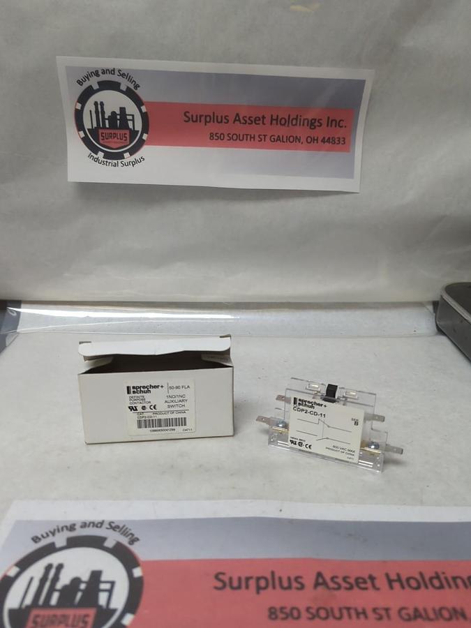 SPRECHER + SCHUH,CDP2-CD-11,AUXILIARYY SWITCH NEW