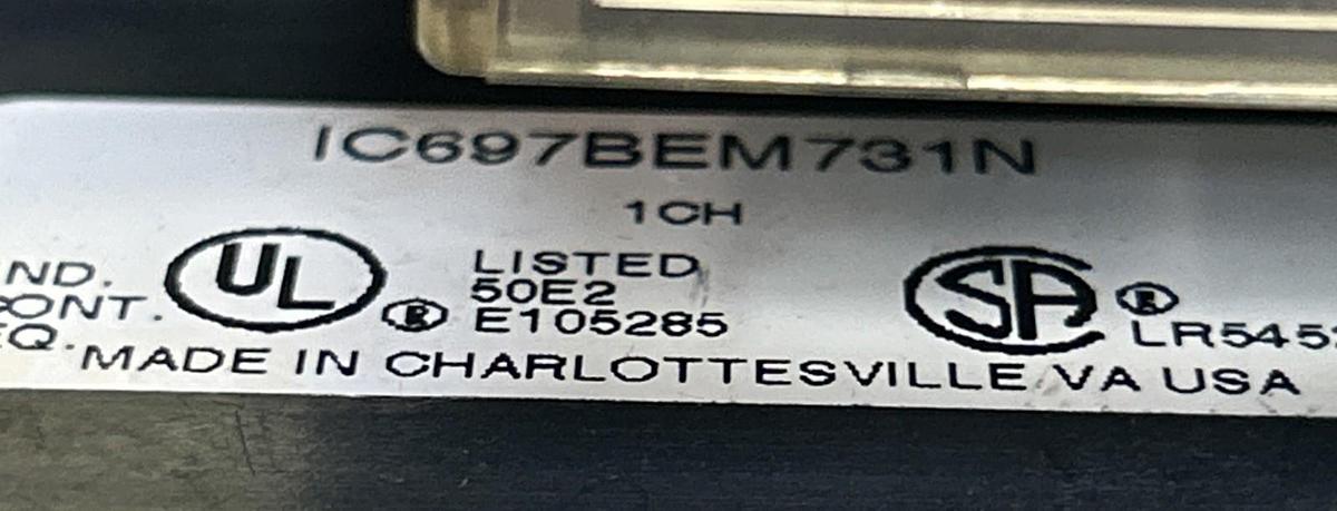 Used GE FANUC,IC697BEM731N,BUS CONTROLLER MODULE