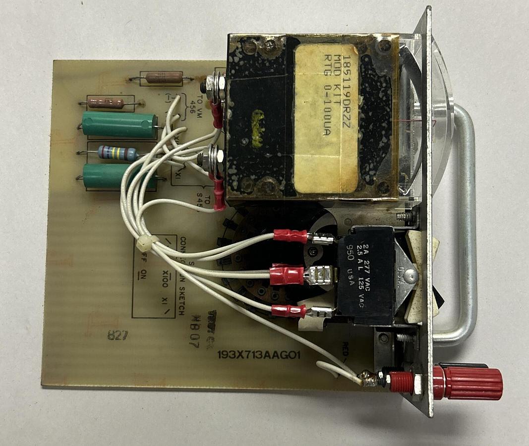 Used GENERAL ELECTRIC,193X-713AAG01,METER PC BOARD