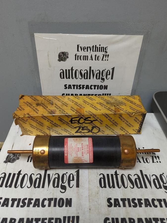 ECON,ECS-250,TIME-DELAY FUSE 250A/600V NOS
