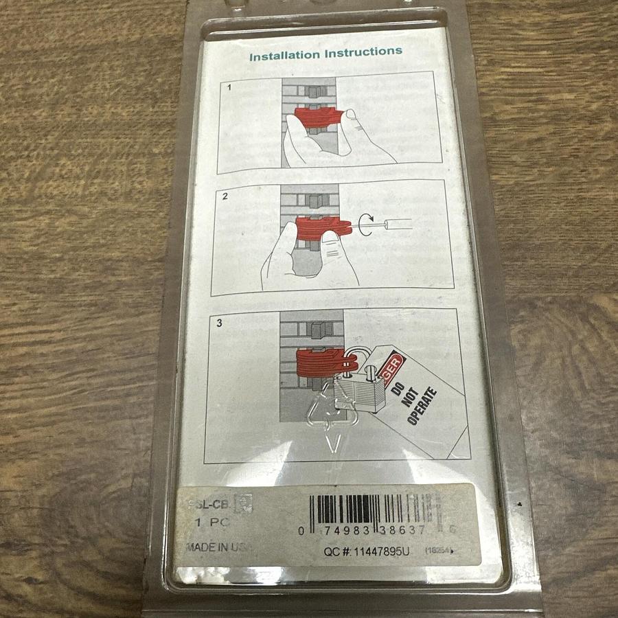 Used Panduit,PSL-CB,Universal Circuit Breaker Lockout