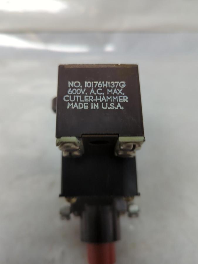 Used CUTLER HAMMER,10176H137G,OVERLOAD RELAY 600 VAC PRE-OWNED