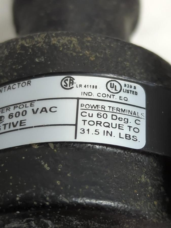 Used MERCURY CONTACTOR,35NO-120A,CONTACTOR 35AMP 120VAC PRE-OWNED