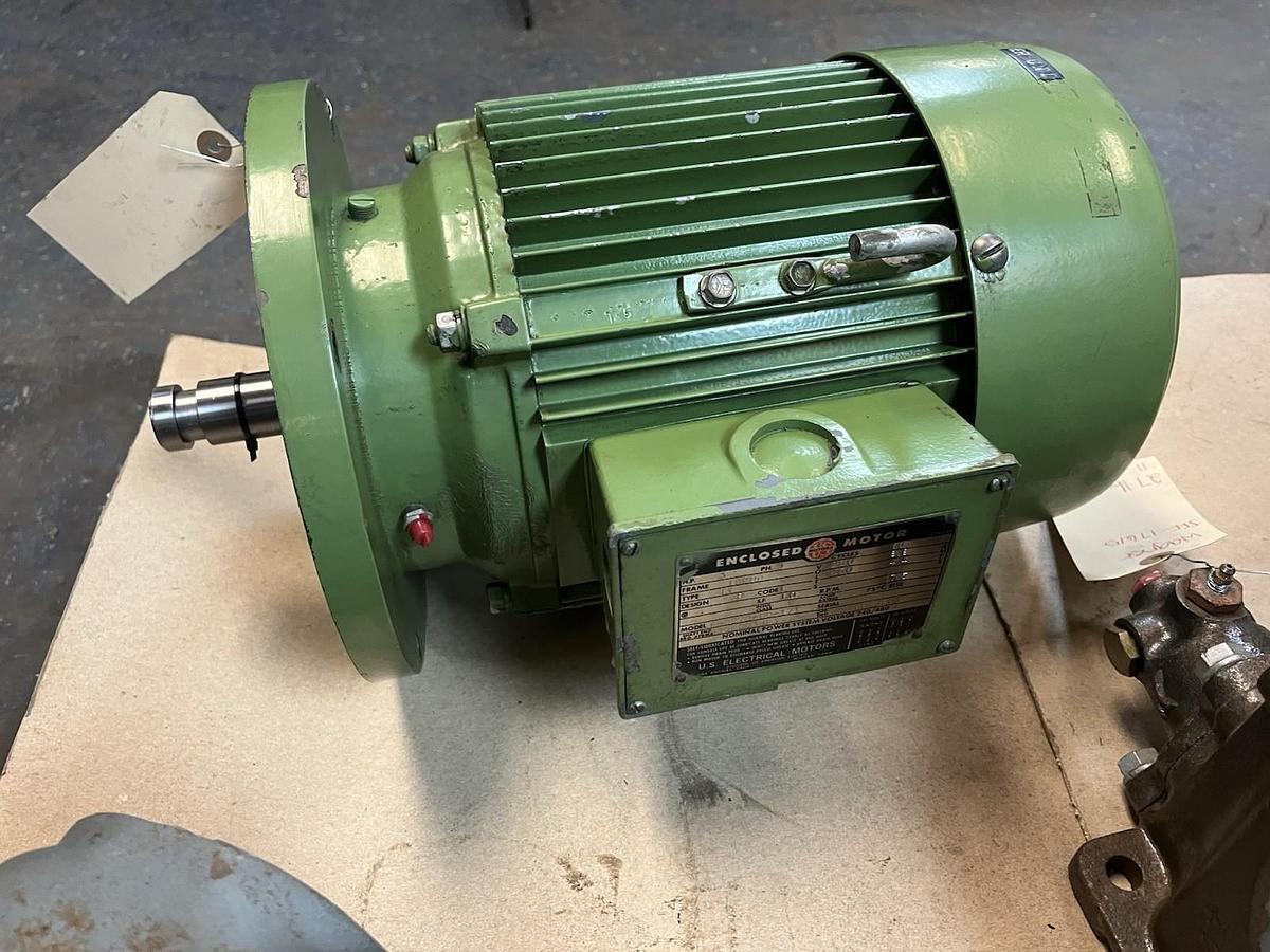 Used US MOTORS,F-8272-00171,MOTOR 3HP 1765RPM 3PH 182HP