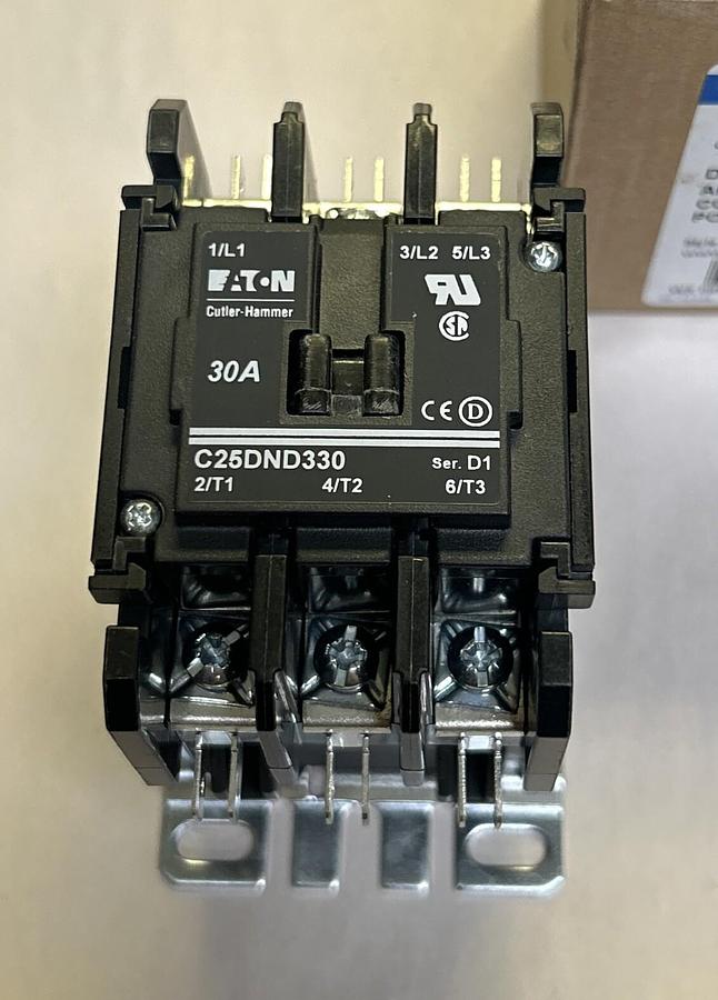 Used EATON CUTLER-HAMMER,C25DND330A,DEFINITE PURPOSE CONTACTOR NEW