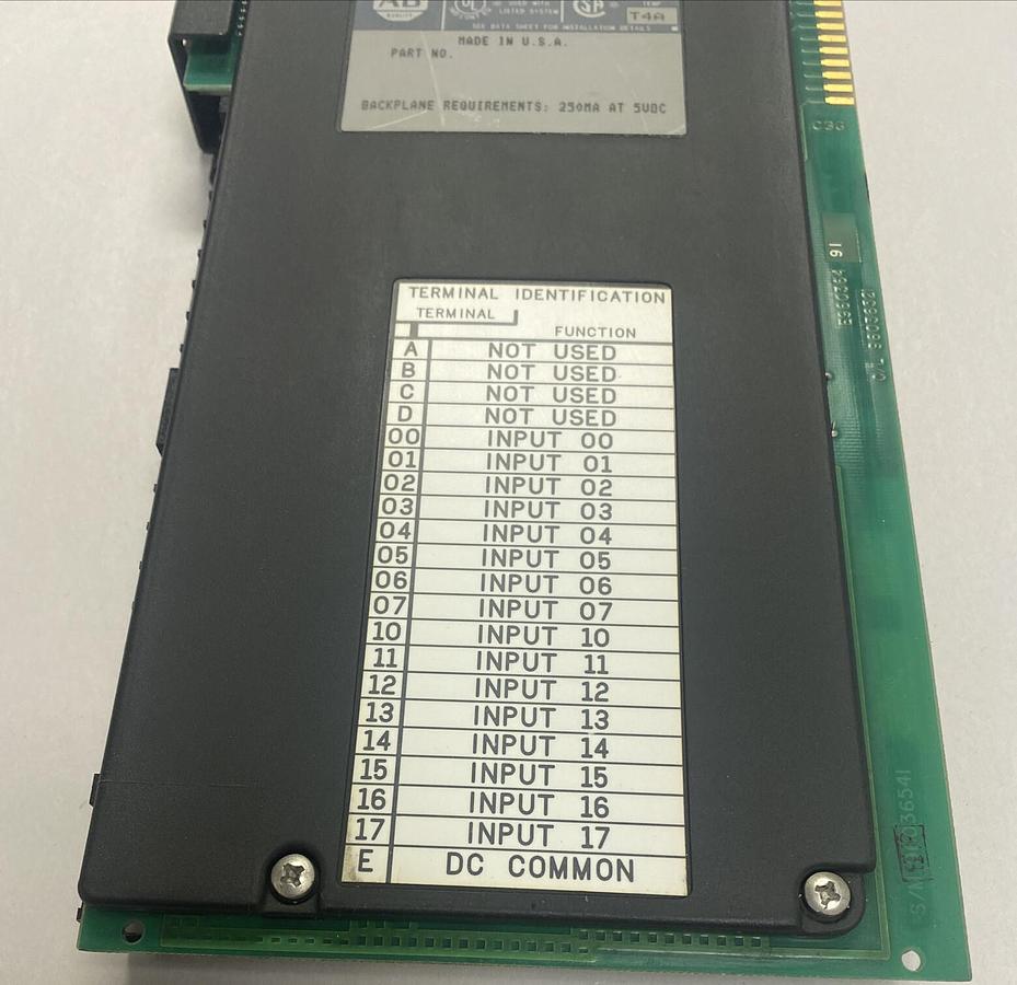 Used ALLEN-BRADLEY,1771-IBD,INPUT MODULE