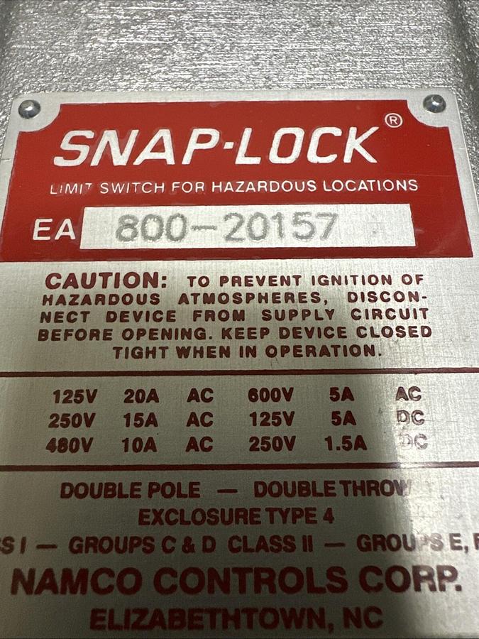 Namco,EA800-20157,Limit Switch