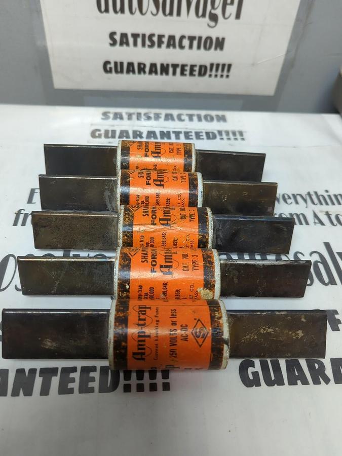 Used SHAWMUT,A2Y150,AMP-TRAP FORM 600 FUSE LOT OF 5