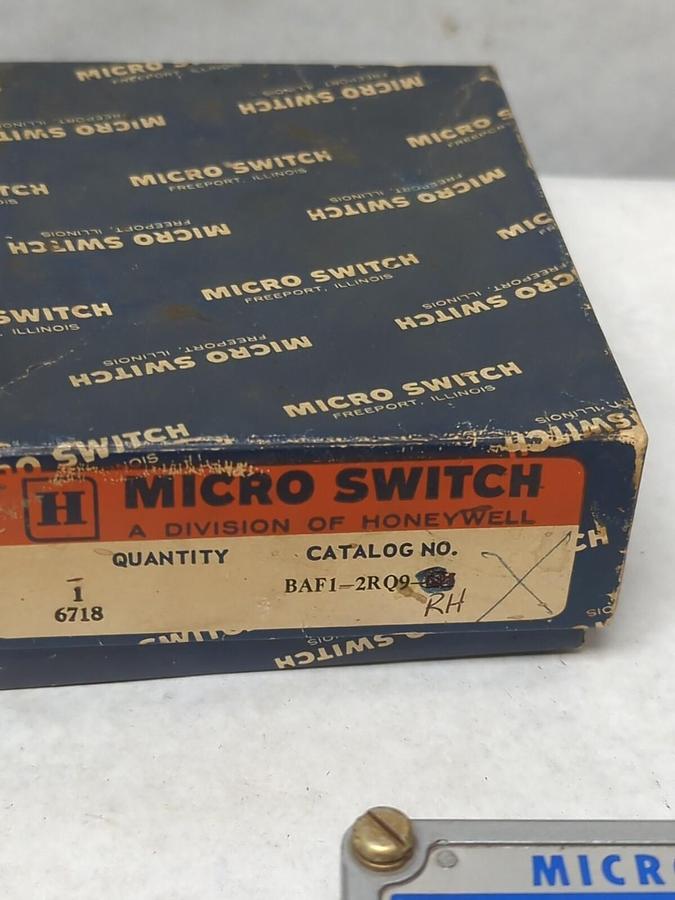 HONEYWELL,BAF1-2R09-RH,MICRO SWITCH 6718 NOS