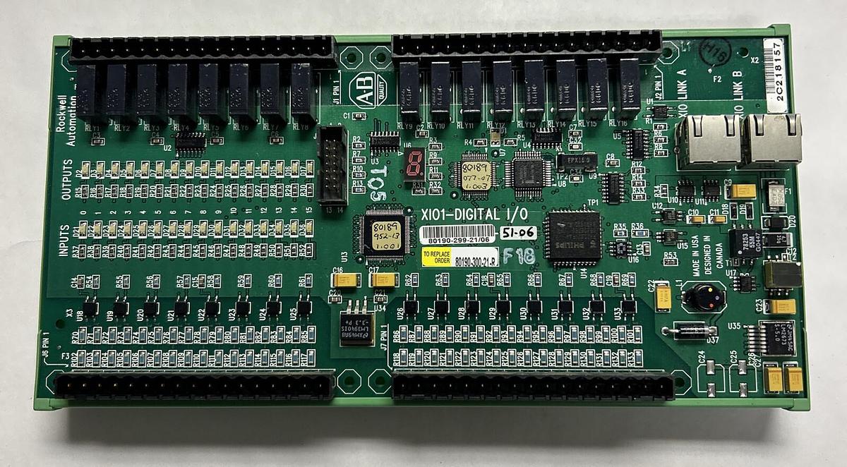 Used ALLEN BRADLEY,80190-300-21-R,DIGITAL I/O CONTROL BOARD