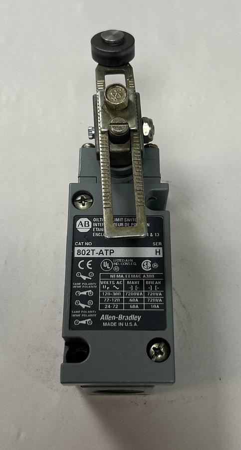 Used ALLEN BRADLEY,802T-ATP,OILTIGHT LIMIT SWITCH