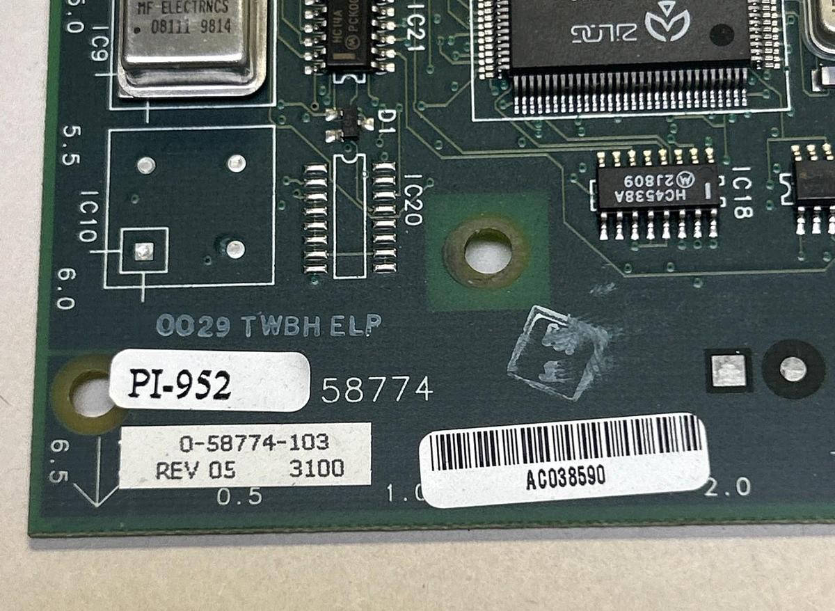 Used RELIANCE,0-58774-103,PLC CIRCUIT BOARD