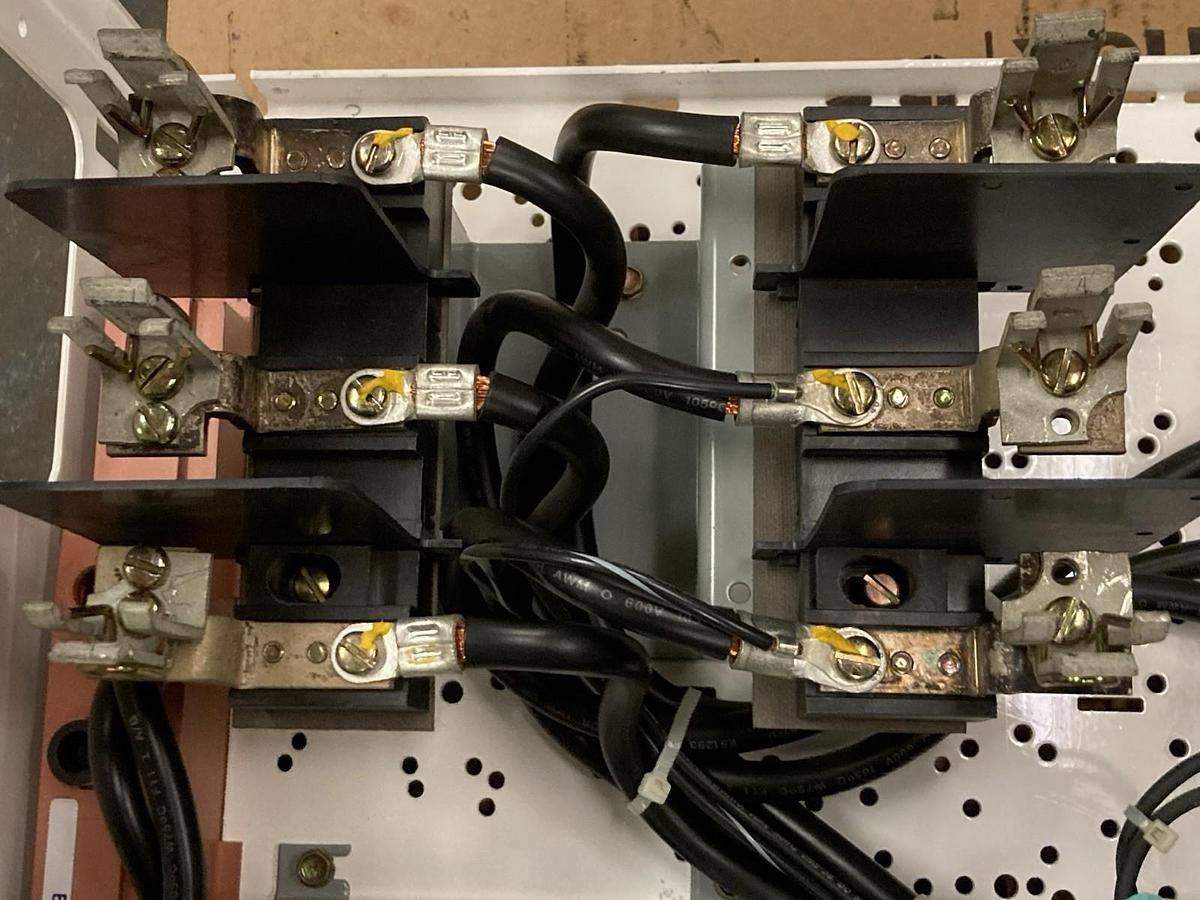 Used GE,E33752,Evolution FVNR Size 3 Dual FUSED Starter MCC Bucket 60Hz 120V 50A