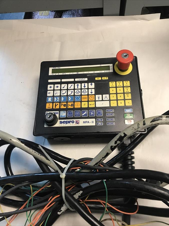 Used Sepro Robotique,MPA-II,Teach Pendant