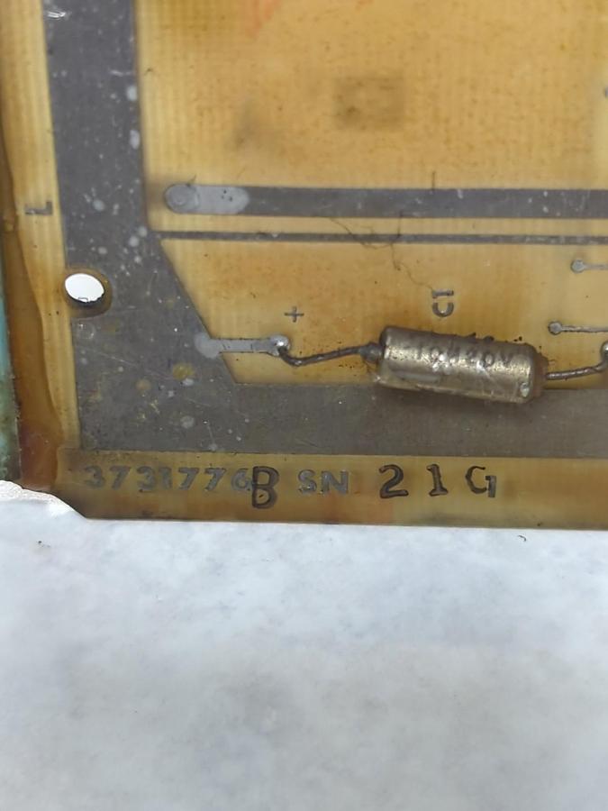 Used BENDIX,3731776B,S5 DC INPUT GROUNDING 24V I/F 2 CIRCUIT BOARD PRE-OWNED