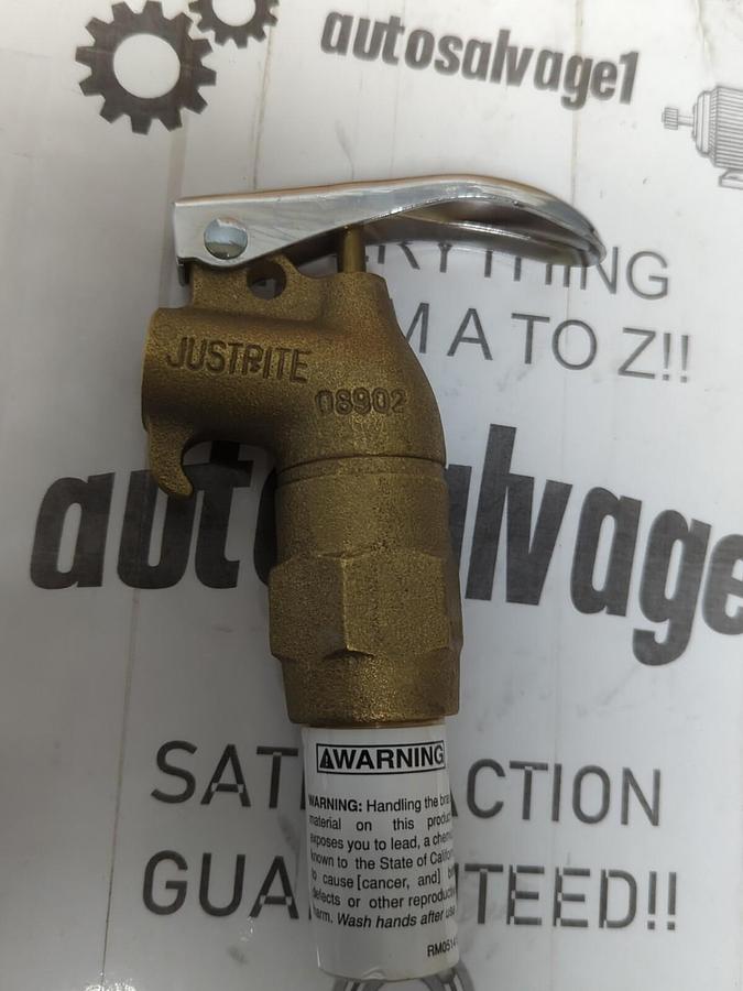 JUSTRITE,08902,SAFETY DRUM FAUCET 3/4 INCH BRASS