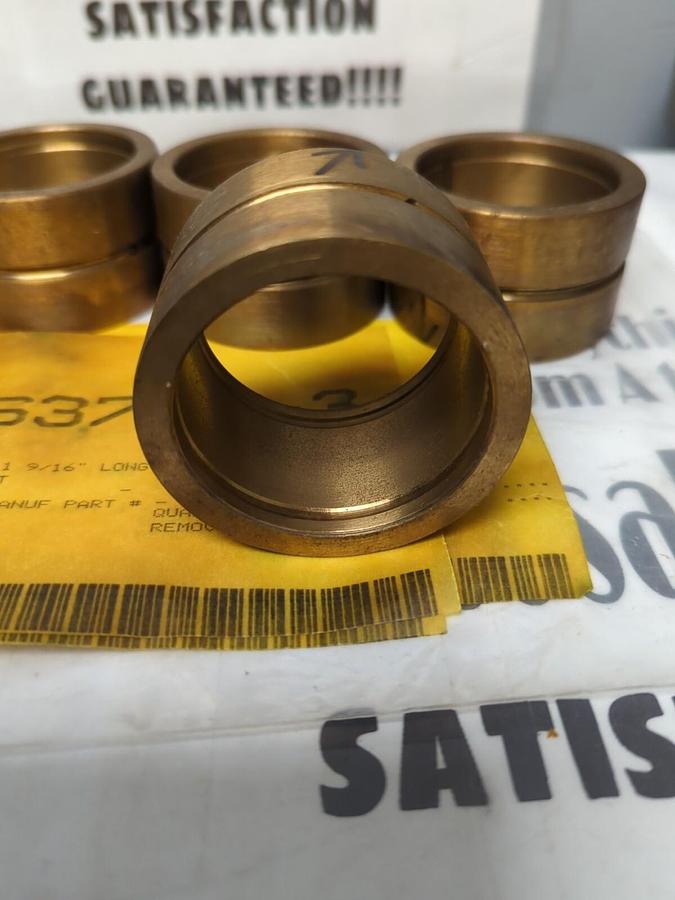 KOHLER-MACH,454MA84-1,BRONZE LINL BUSHING 1-9/16 INCH LONG LOT OF 5 NOS