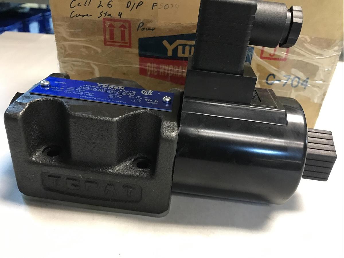 Used Yuken,DSG-03-2B3-D24-N-5090,Hydraulic Directional Valve NOS