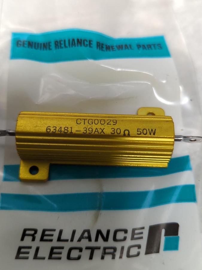 RELIANCE ELECTRIC,63481-39AX,RESISTOR 50 WATT 30Ω NOS