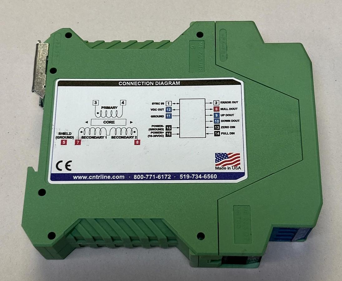 Used CENTERLINE,605-38996,LVDT SIGNAL CONDITIONER MODULE