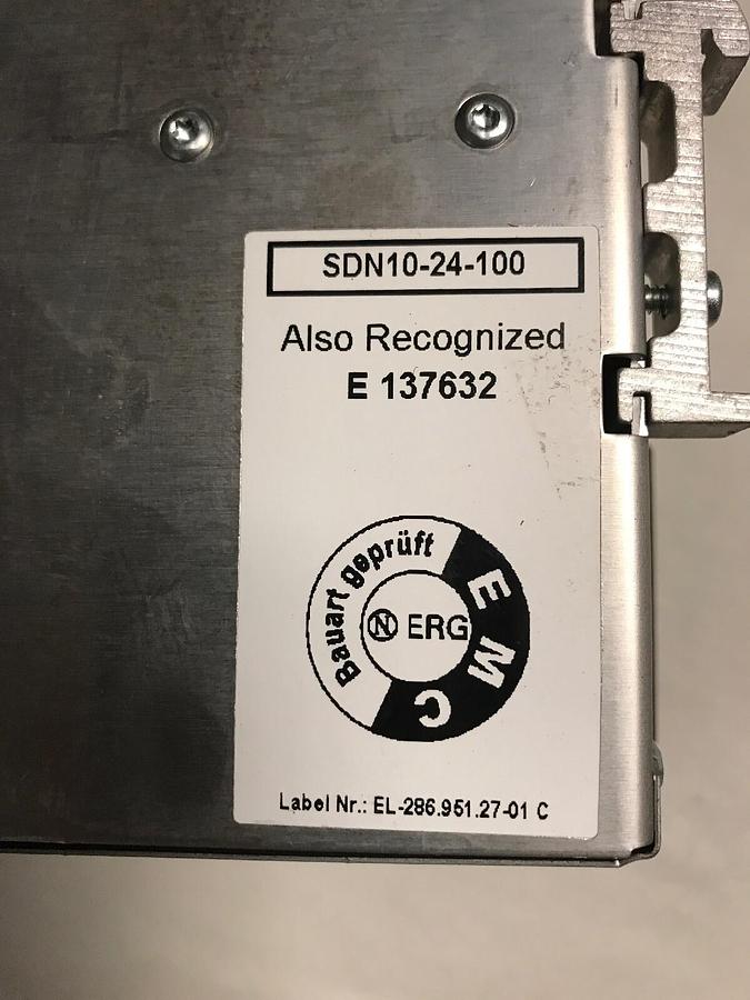 Used Sola,SDN 10-24-100,Power Supply