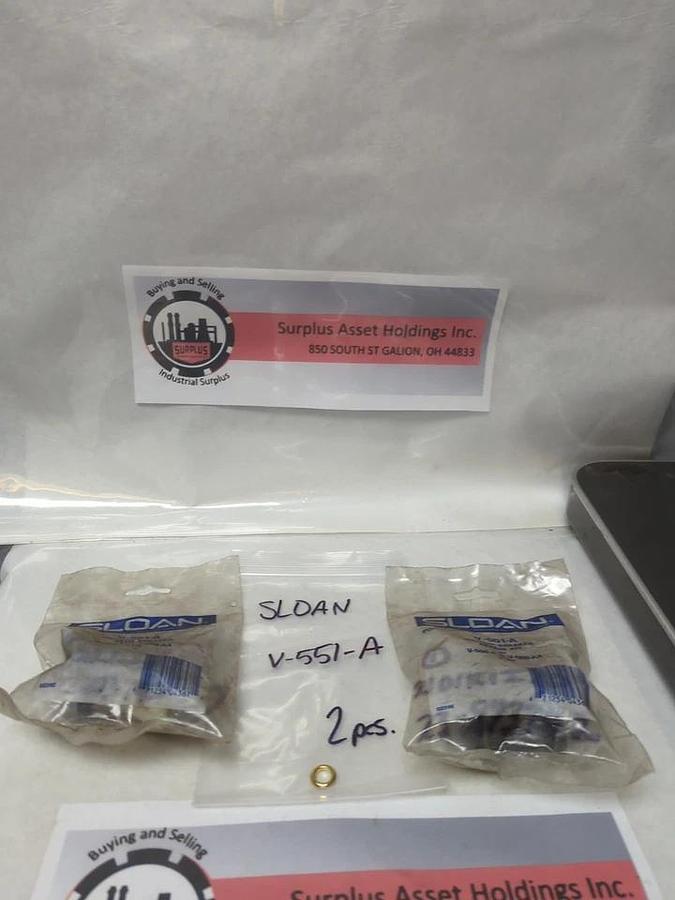 SLOAN,V-551-A,VACUUM BREAKER REPAIR KIT FOR V-500 & V-500-AA LOT OF 2 NOS