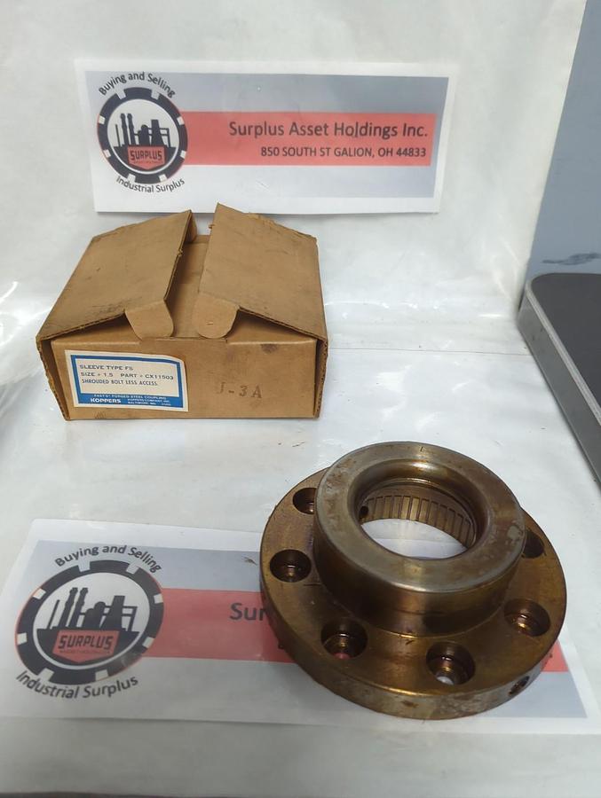 KOPPERS,CX11503,TYPE FS COUPLING SLEEVE SIZE 1.5 NOS