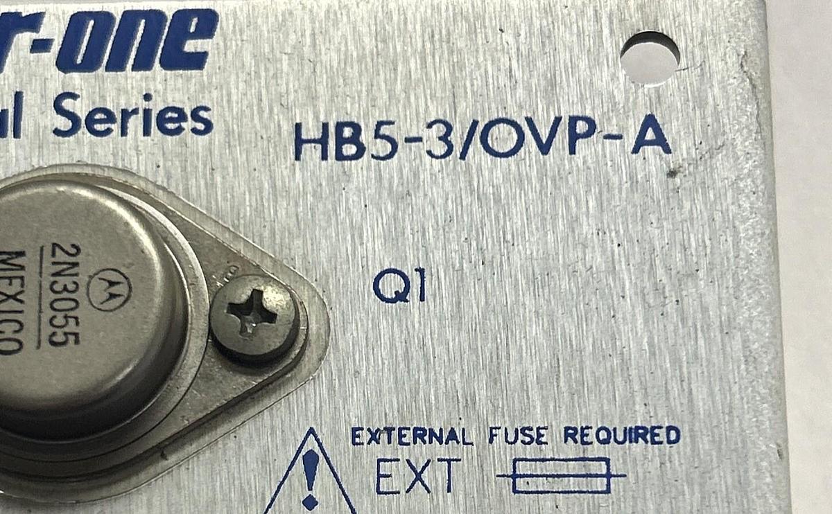 Used POWER-ONE,HB5-3/OVP-A,POWER SUPPLY
