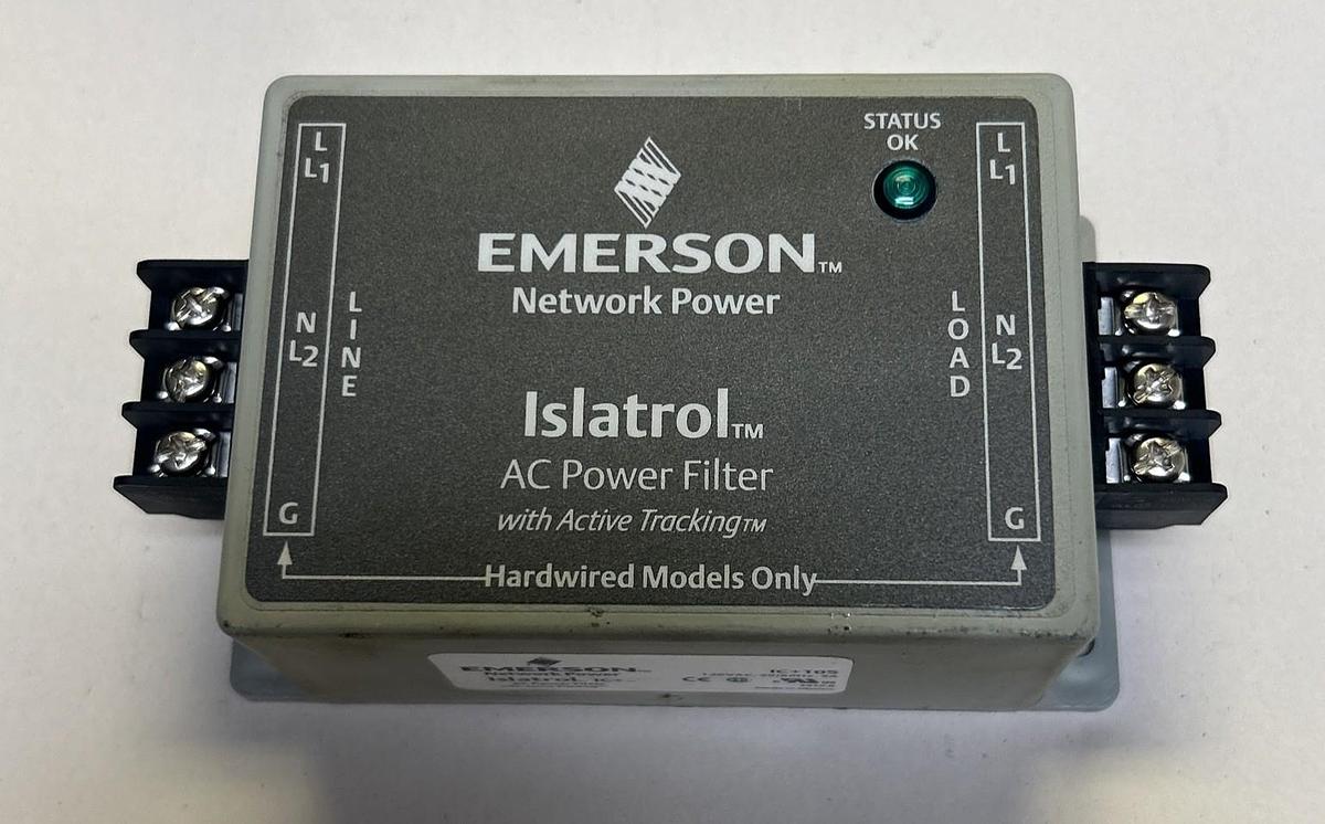 Used EMERSON,IC+105,AC POWER FILTER