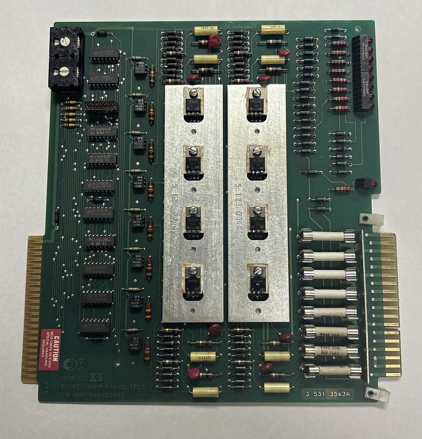 Used CINCINNATI MILACRON,3-531-3563A,OUTPUT BOARD