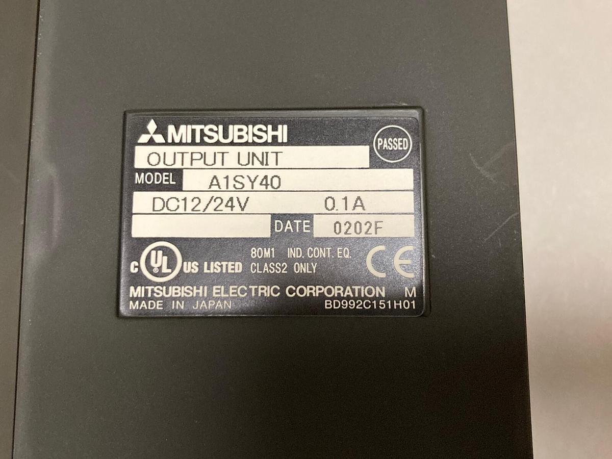 Used MITSUBISHI,A1SY40,OUTPUT MODULE