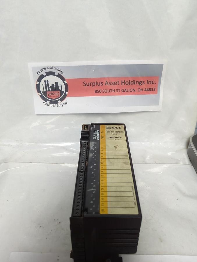Used GE FANUC,IC660BBD110,GENIUS BLOCK I/O INPUT MODULE PRE-OWNED
