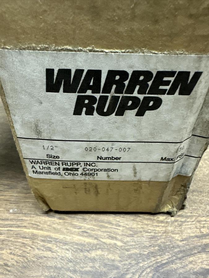 Warren Rupp,020-047-007,Open Box