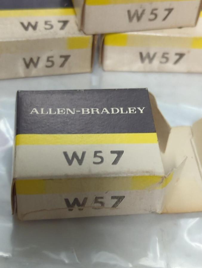 ALLEN BRADLEY,W57,THERMAL OVERLOAD HEATER ELEMENT LOT OF 7 NOS