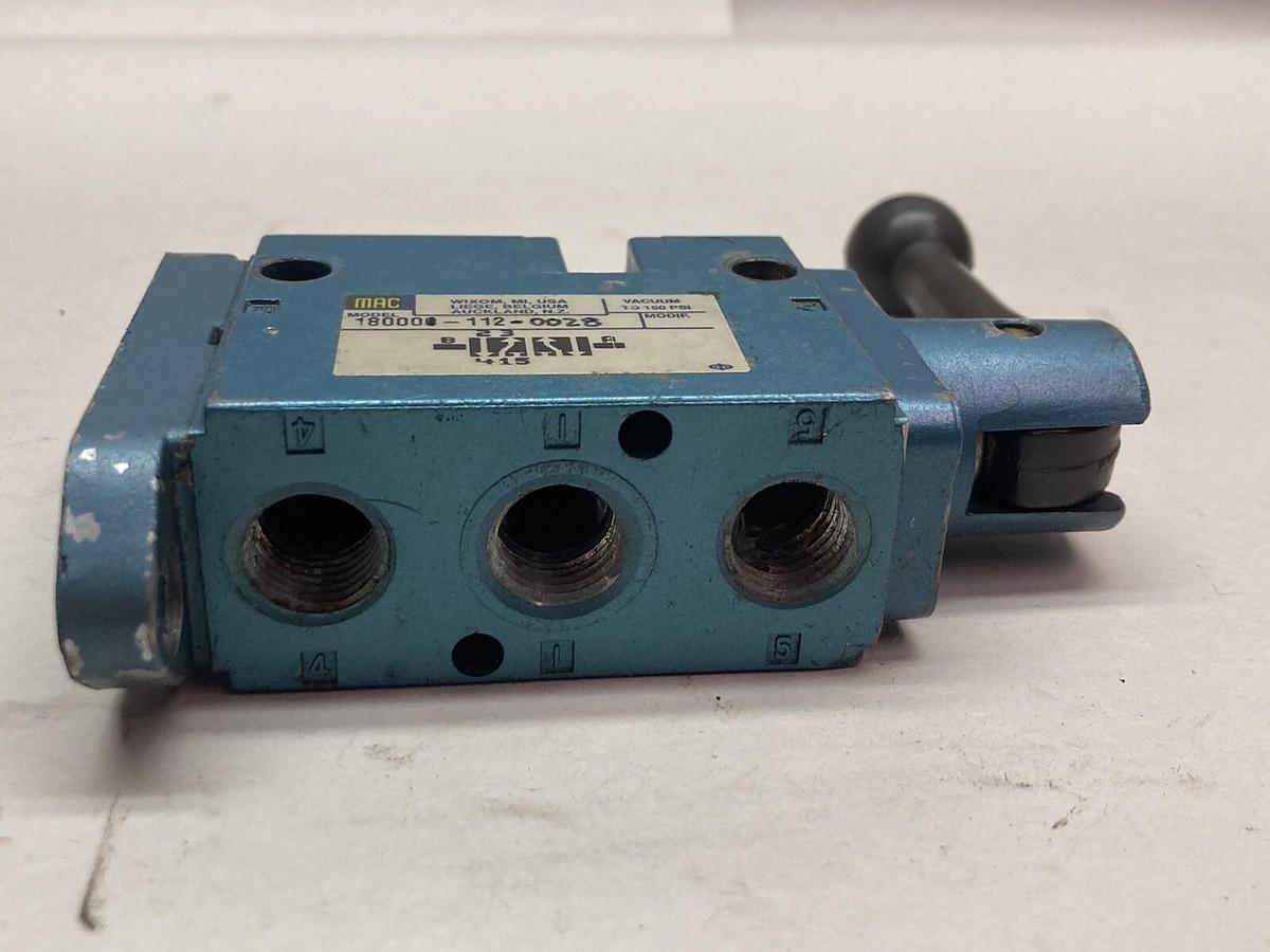 Used MAC,180001-112-0003,Valve Series 1800 150PSI