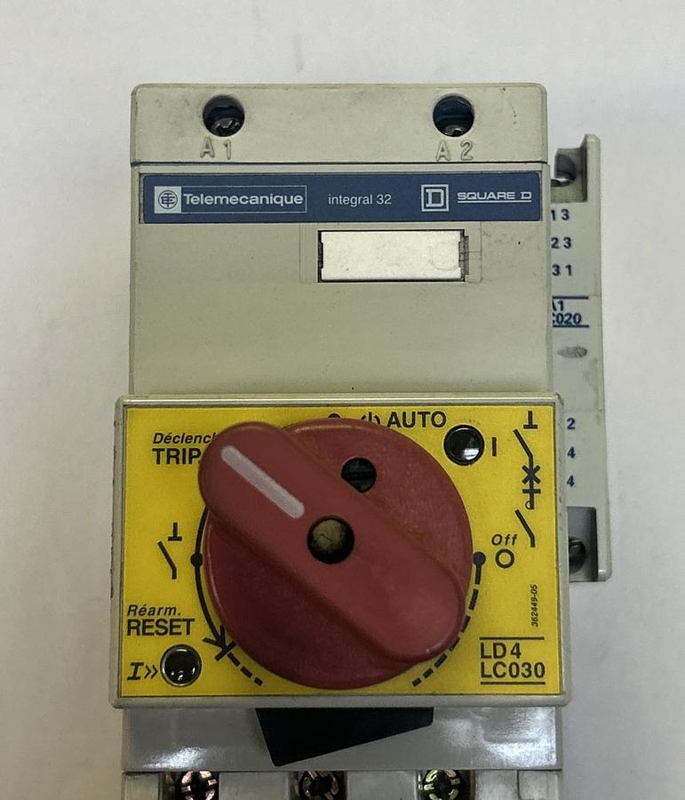 Used TELEMECANIQUE,LD4LC030,MOTOR STARTER