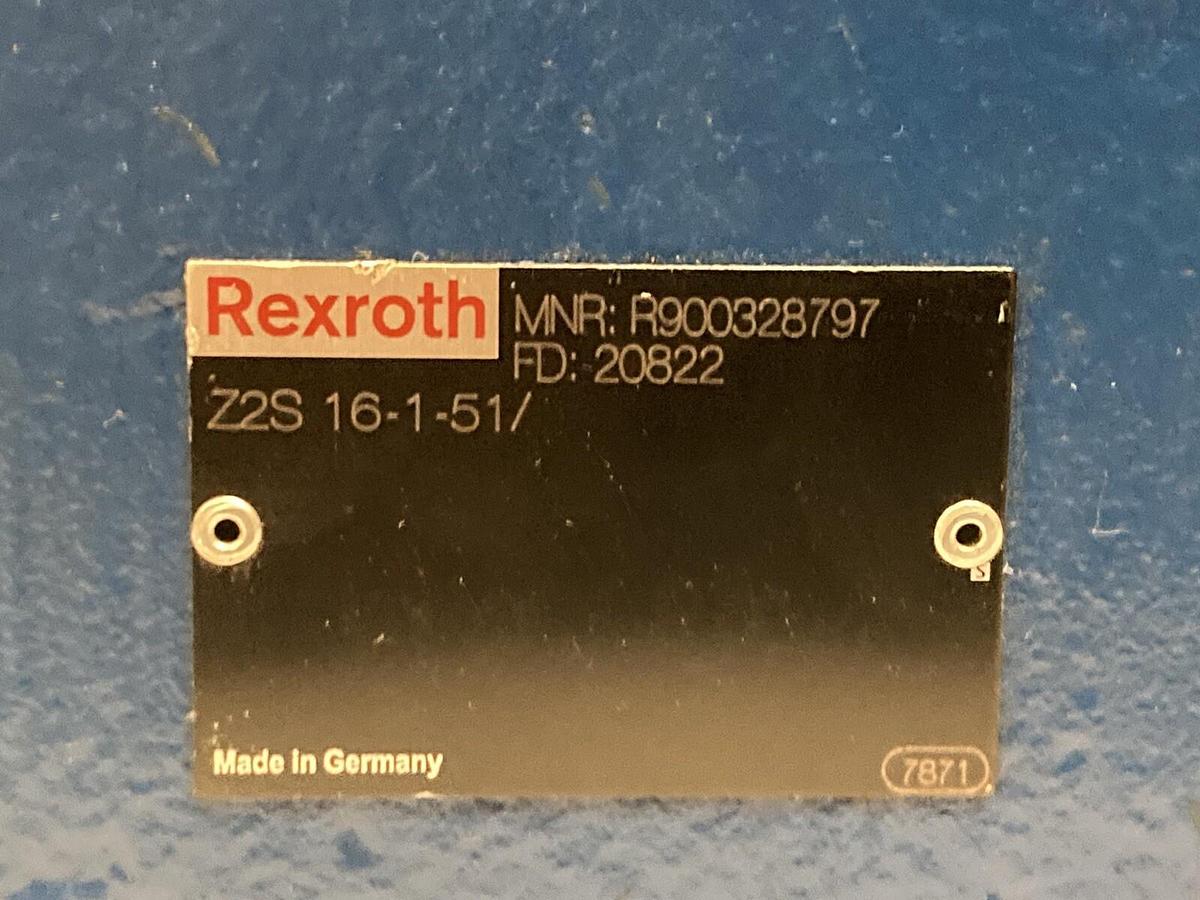 Used Rexroth,R900328797,Check Valve/Rexroth Z2S 16-1-51