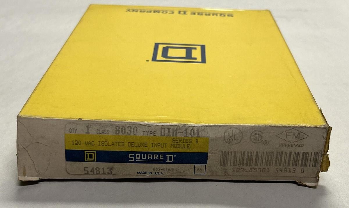 Used SQUARE D,8030-DIM-101,DELUXE INPUT MODULE NEW