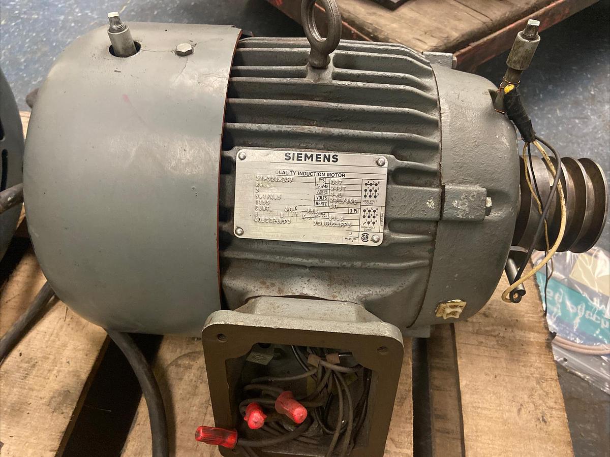Used Siemens,3Hp Motor,1155RPM 230/460V 213T